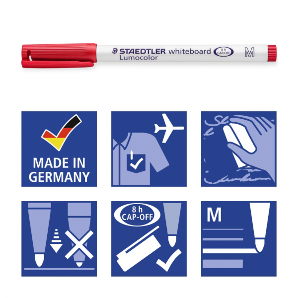Flomaster Staedtler Lumocolor Whiteboard M več barv