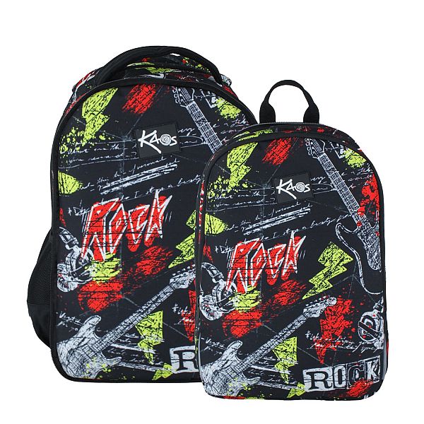 Šolski Nahrbtnik Kaos 2v1 4Ever Rock