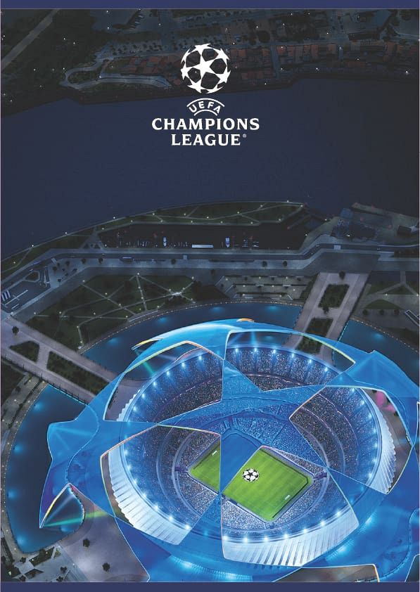Zvezek A4 črte Street Uefa Champions League