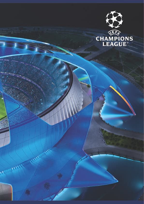 Zvezek A4 črte Street Uefa Champions League
