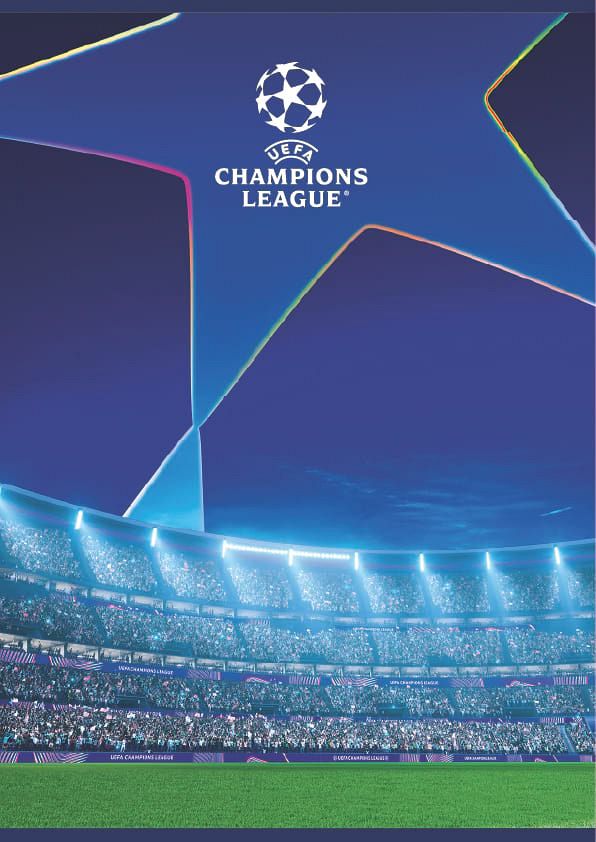 Zvezek A4 črte Street Uefa Champions League