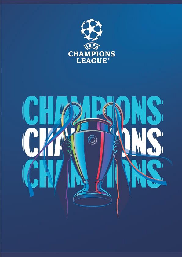 Zvezek A4 črte Street Uefa Champions League