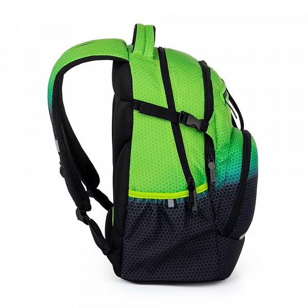 Šolski nahrbtnik Oxybag Ombre Black - Green