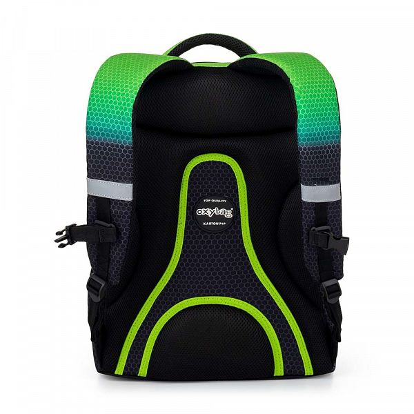 Šolski nahrbtnik Oxybag Ombre Black - Green