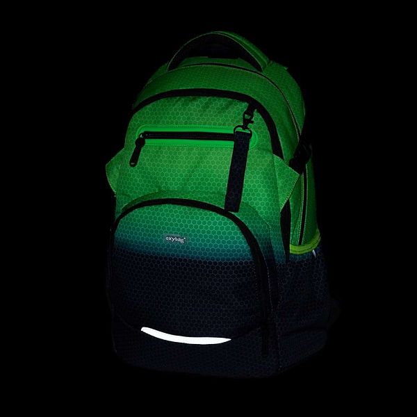 Šolski nahrbtnik Oxybag Ombre Black - Green