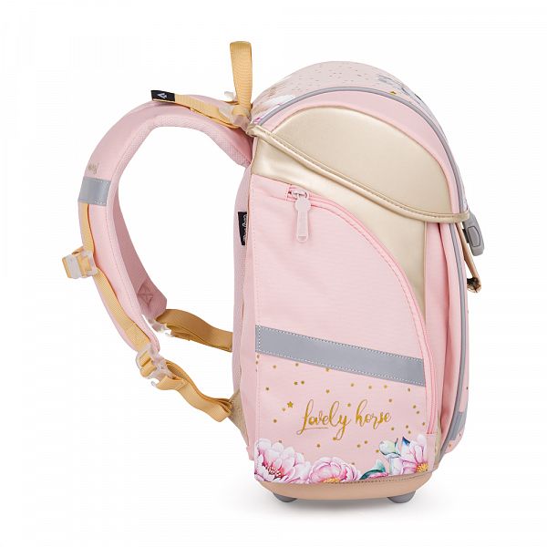 Šolska torba ABC Oxybag Premium Light Horse Romantic