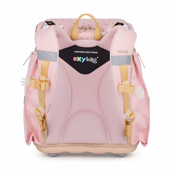 Šolska torba ABC Oxybag Premium Light Horse Romantic