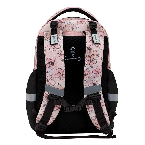 Šolska torba Belmil Leisure Plus Light Pink Petals