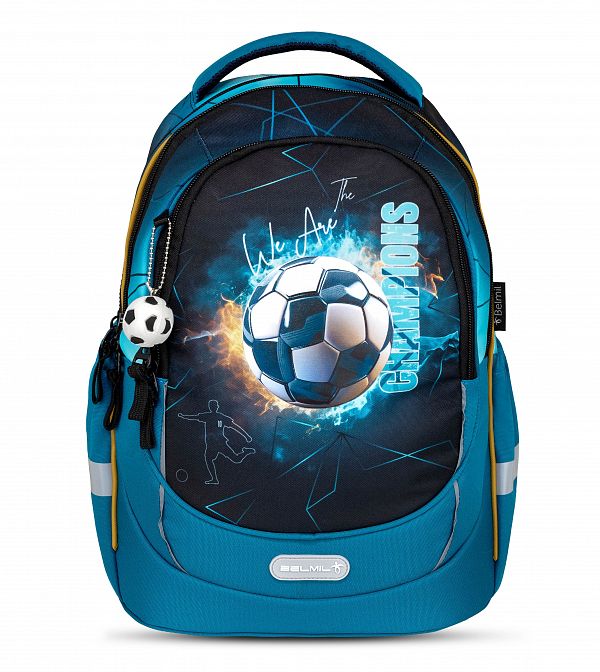 Šolska torba Belmil Leisure Plus Fire Football