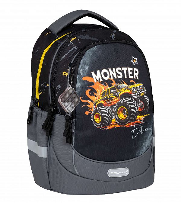 Šolska torba Belmil Leisure Plus Monster Truck