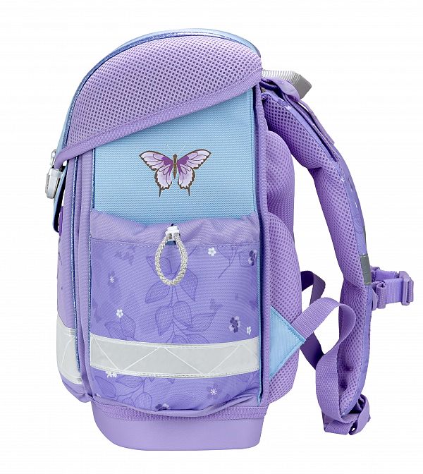 Šolska torba ABC Belmil Classy Purple Butterfly