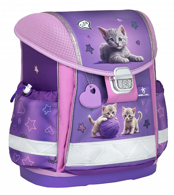 Šolska torba ABC Belmil Classy Little Kittens
