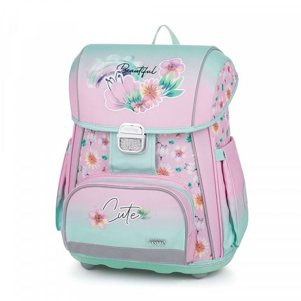 Šolska torba ABC Oxybag Premium Flowers