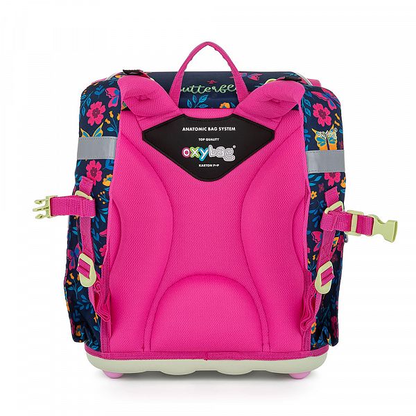 Šolska torba ABC Oxybag Premium Light Butterfly