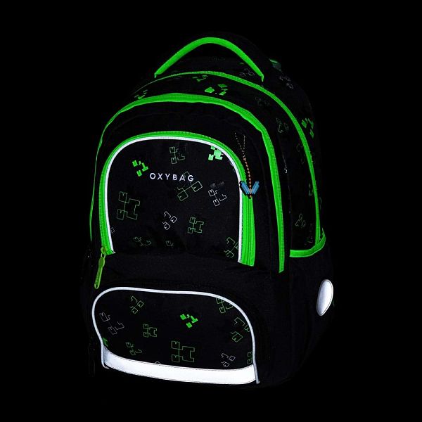 Šolski nahrbtnik Oxybag Oxy Next Green Cube