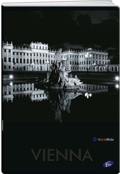 Zvezek A4 brezčrten Elisa Cities by Night 54L