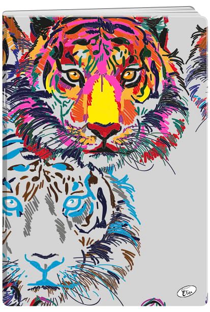 Zvezek A4 črte Elisa Animal Art 54L