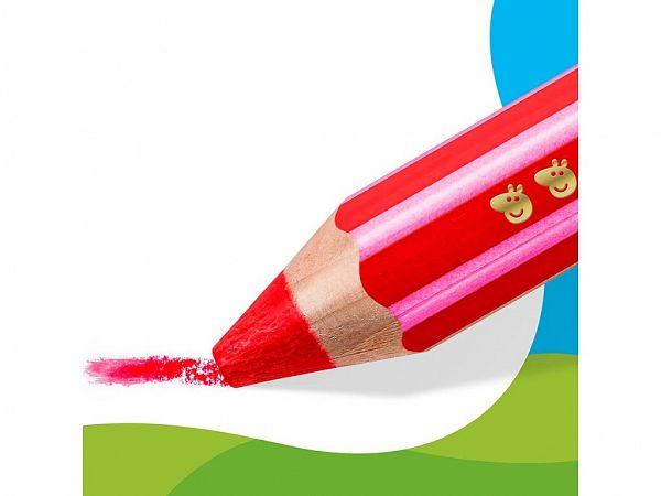 Barvice Staedtler Noris Junior 3v1 Pujsa Pepa 6/1