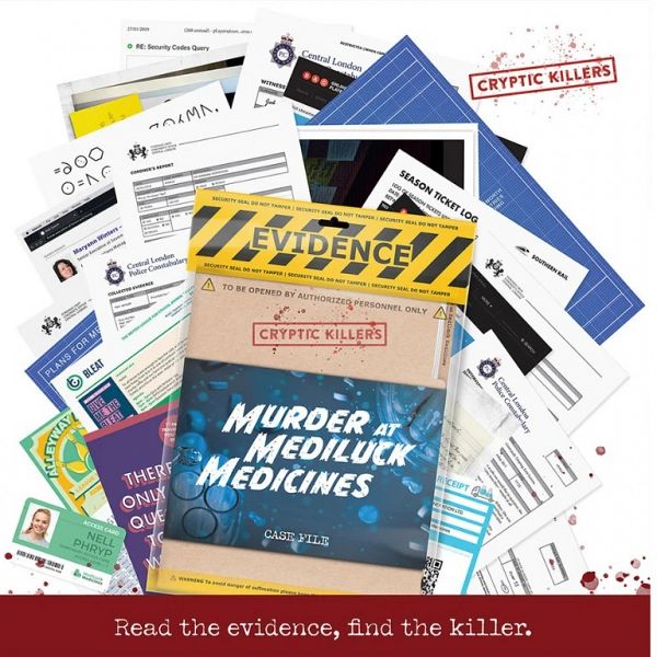 Družabna igra Murder at MediLuck Medicines