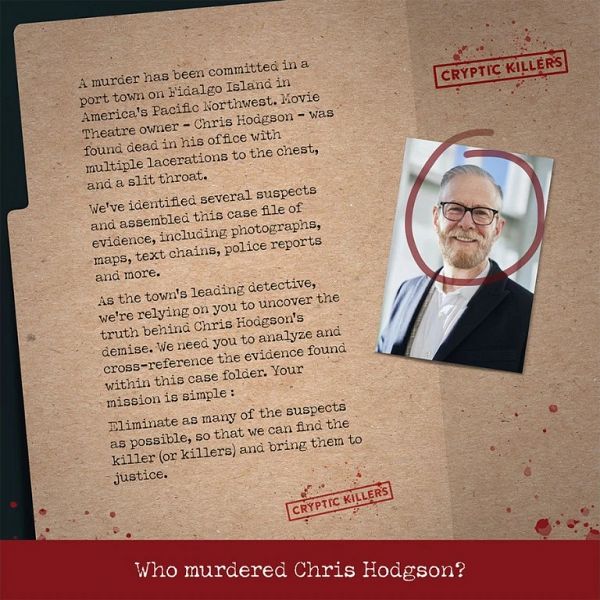 Družabna igra Murder at the Movie Theater