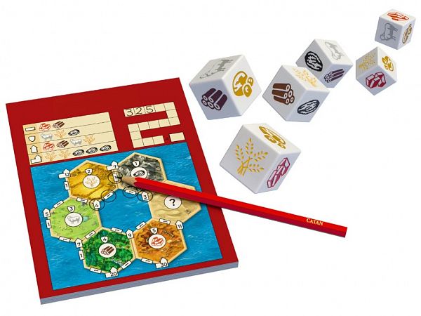 Družabna igra Catan s kockami