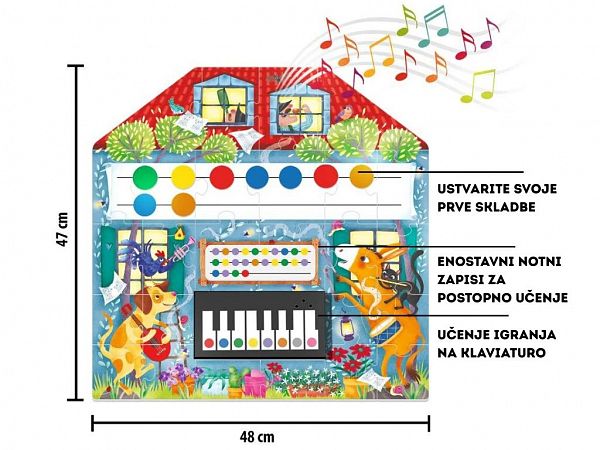 Didaktična igra Headu - Moja prva glasbena šola