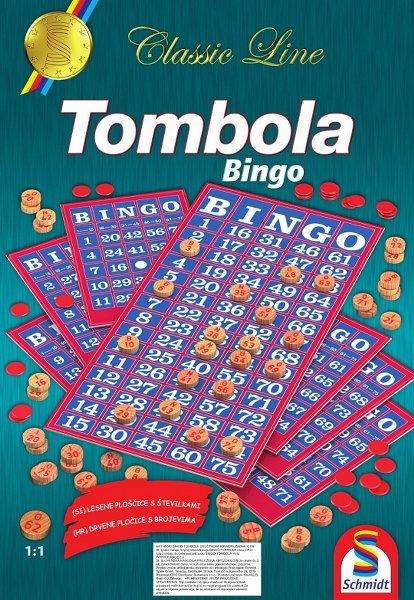 Družabna igra Tombola Bingo