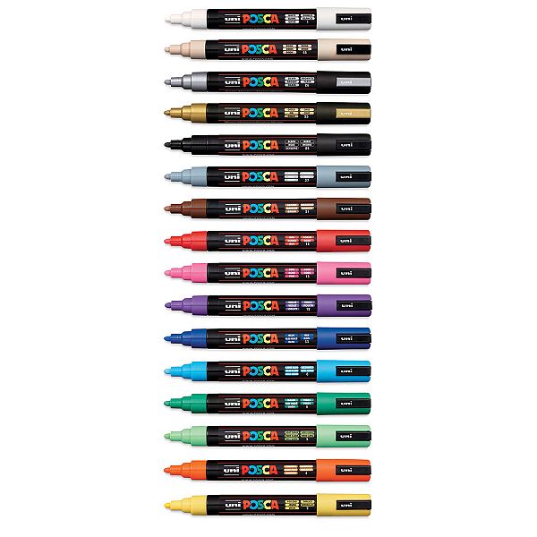 Set Markerjev Posca 5M 16/1