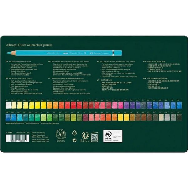 Barvice akvarelne Faber-Castell Albrecht Dürer 60/1