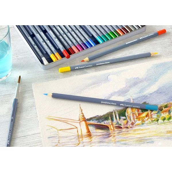 Barvice akvarelne Faber-Castell Goldfaber Aqua 36/1
