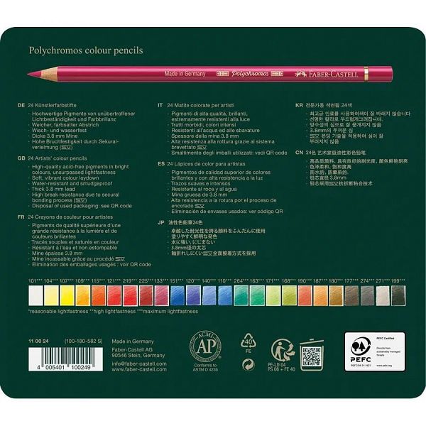 Barvice Faber-Castell Polychromos 24/1