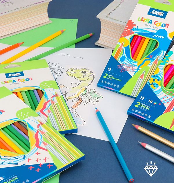 Barvice trikotne Junior Ultra Color 24/1