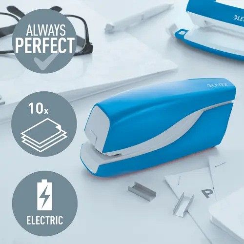 Baterijski spenjač 10L Leitz WOW 5566 moder