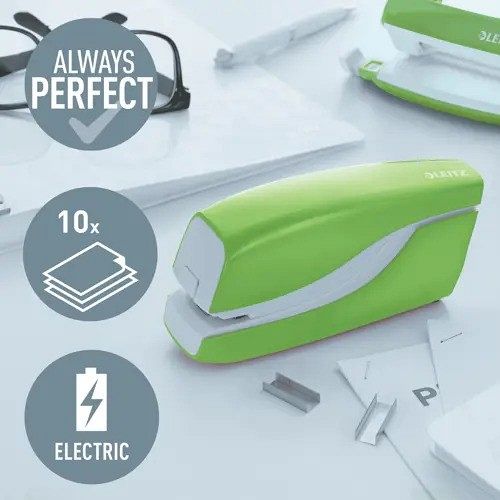 Baterijski spenjač 10L Leitz WOW 5566 svetlo zelen