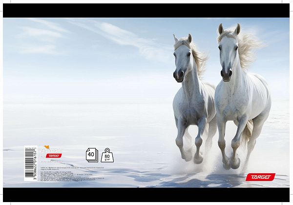 Beležka A6 črte Target Animal