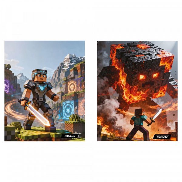 Beležka A6 črte Target Gamer