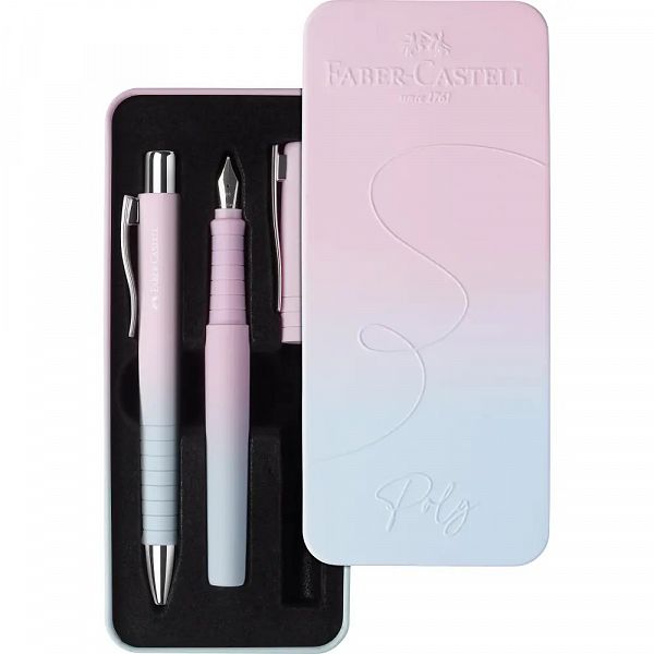 Darilni set Faber-Castell Polly FP   BP Blushing Sky