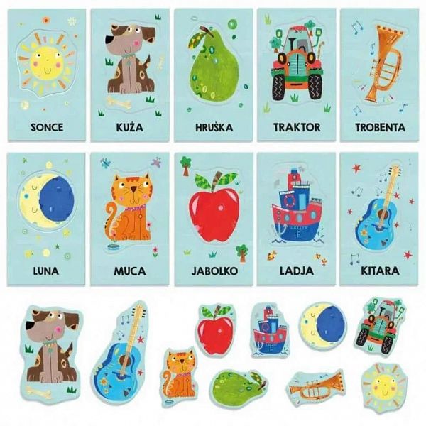 Didaktična igra Headu - Montessori kartice 
