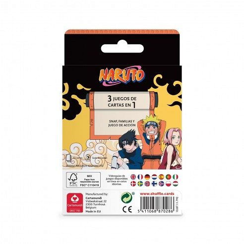 Družabna igra s kartami Naruto