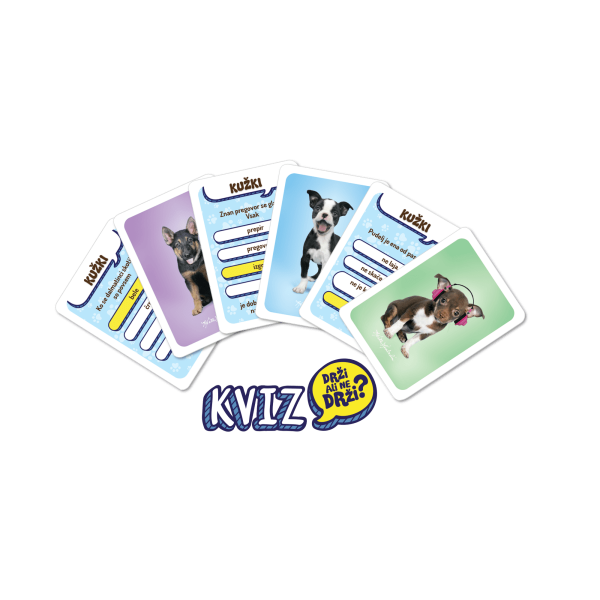 Družabna igra Drži ali ne drži Kužki