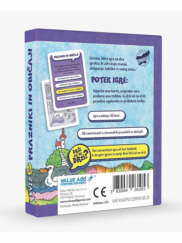 Družabna igra Drži ali ne drži Prazniki in običaji