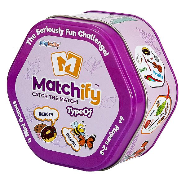 Družabna igra Matchify Types of