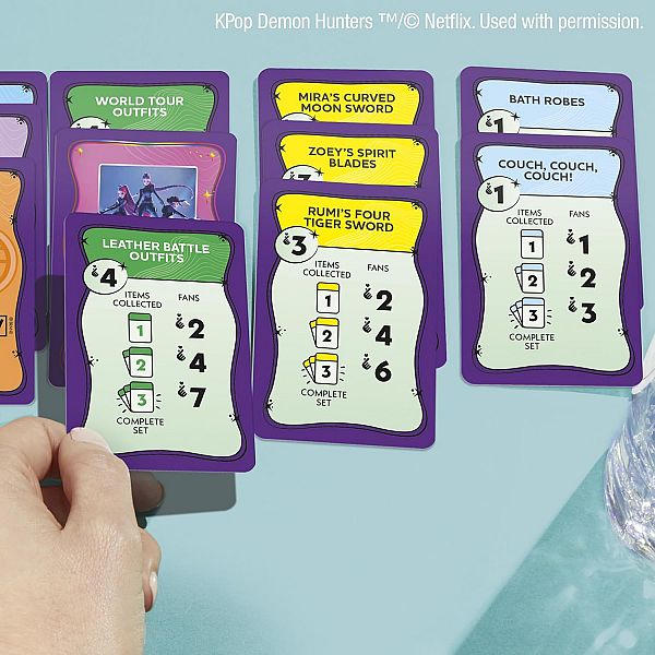 Družabna igra Monopoly Deal: Kpop Demon Hunters