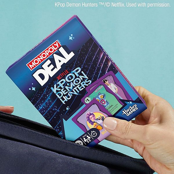 Družabna igra Monopoly Deal: Kpop Demon Hunters