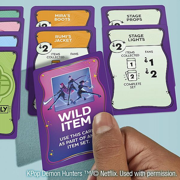 Družabna igra Monopoly Deal: Kpop Demon Hunters