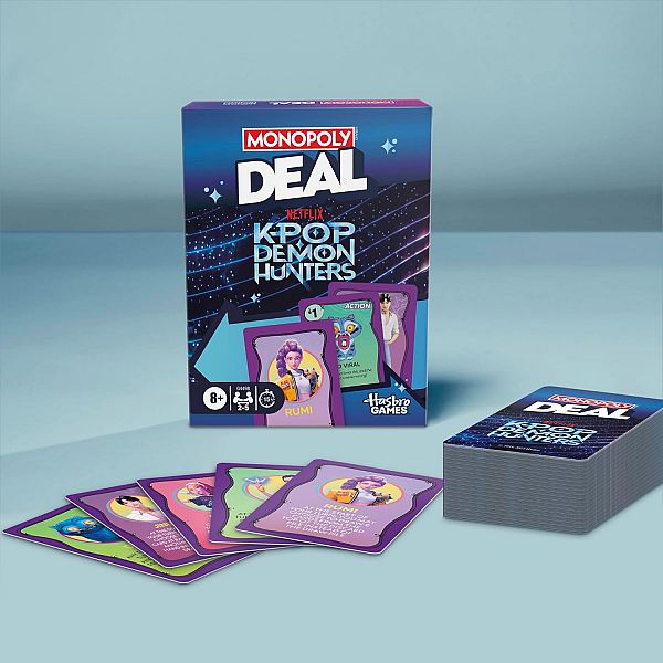 Družabna igra Monopoly Deal: Kpop Demon Hunters