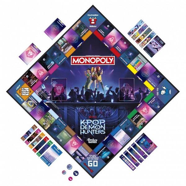Družabna igra Monopoly K-Pop: Demon Hunters