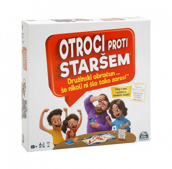 Družabna igra Otroci proti staršem