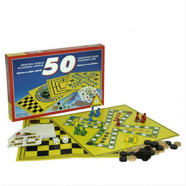 Družabna igra set 50 iger Piatnik