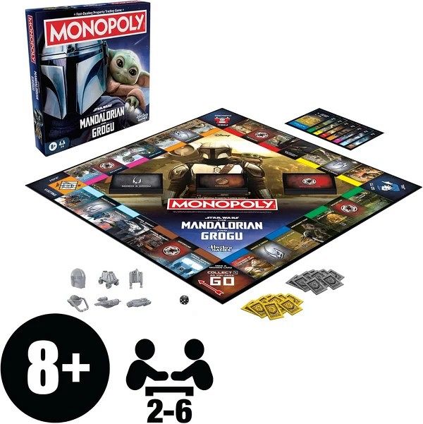 Družabna igra Monopoly Star Wars: The Mandalorian and Grogu Edition